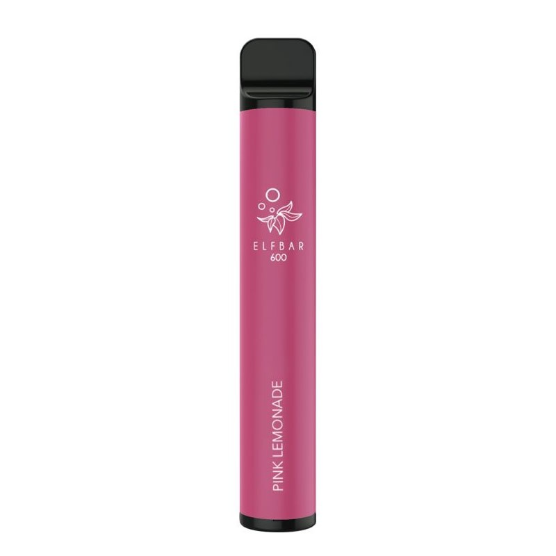 Elf Bar 600 Pink Lemonade Flavoured Disposable Vape Pod