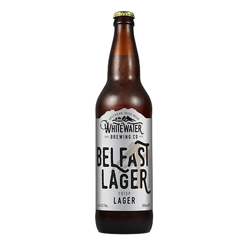 Whitewater Brewery Belfast Lager Craft Beer 500ml Free Delivery to UK
